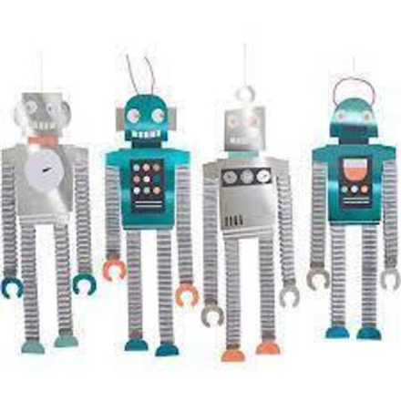 Подвесные декорации "Robots" 4 шт. (2023)