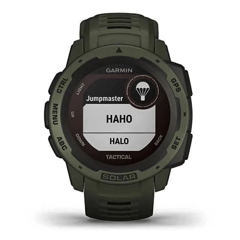 Спортивные наручные часы GARMIN INSTINCT Solar Tactical Moss, 010-02293-04