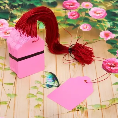 Бирка навесная для маркировки растений 4*6см «Памятка» с подвесом 100шт в пакете ДоброСад