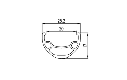Обод 28-29" ALEXRIMS алюминиевый, двойной, 36H, пистонированный, 622х19/25х17мм, A/V, анодированный, черный
