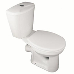 Унитаз-компакт "Комфорт-Стандарт" с ЦОП (косой,нижний подвод, кнопка, тарельч, сид.) (г.Лобня)