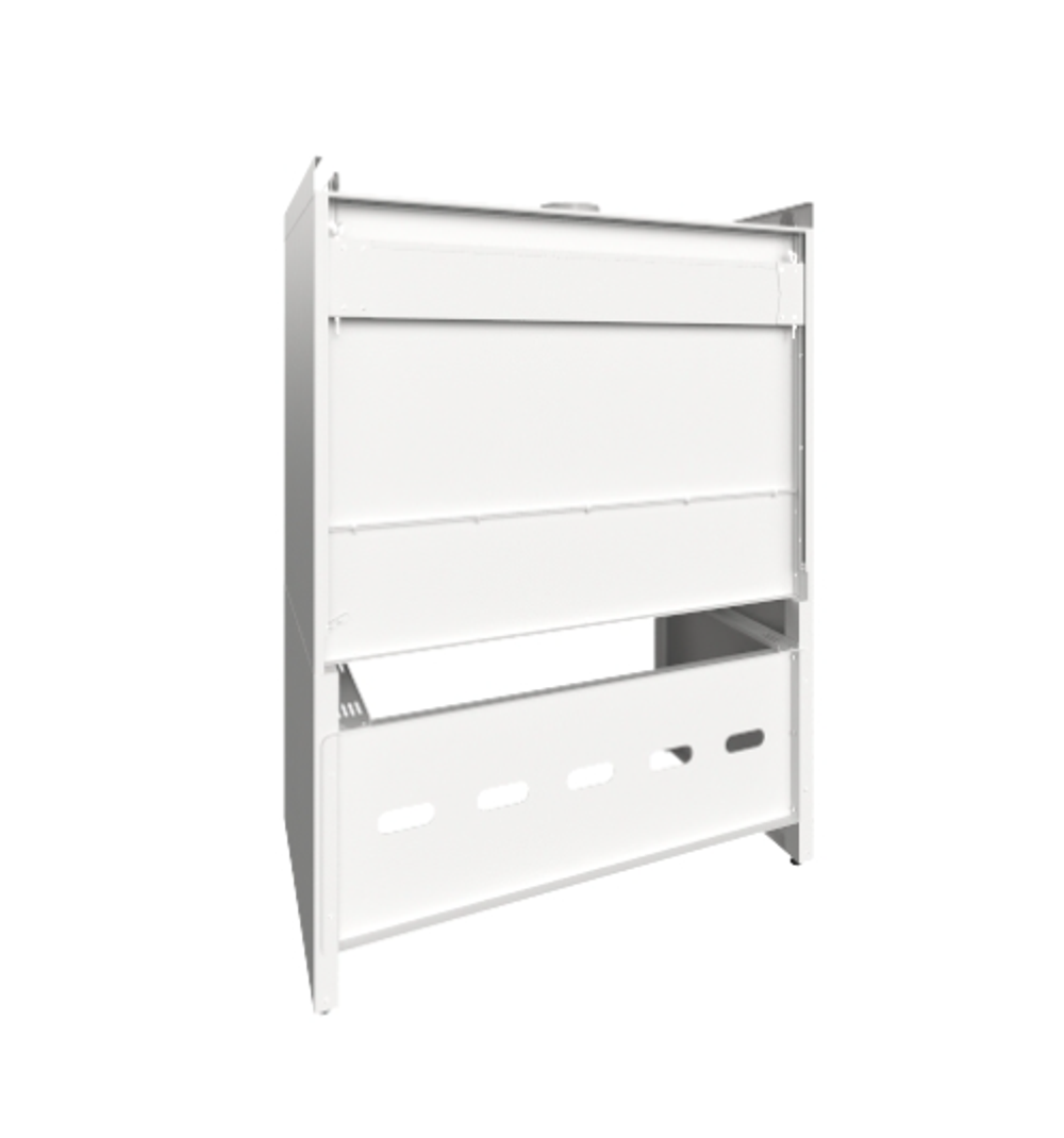 Шкаф вытяжной: керамогранитная плитка на подложке из влагостойкого ДСП