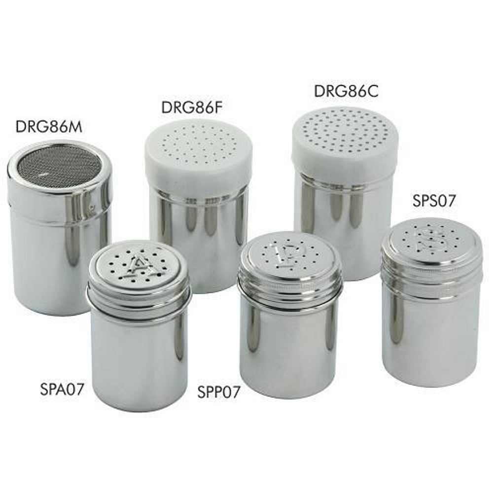 Емкость Для Сыпучих Продуктов С Мелкой Сеткой 0,24Л D6См H8,5См, Нерж.Сталь С Пластиковой Крышкой Dr