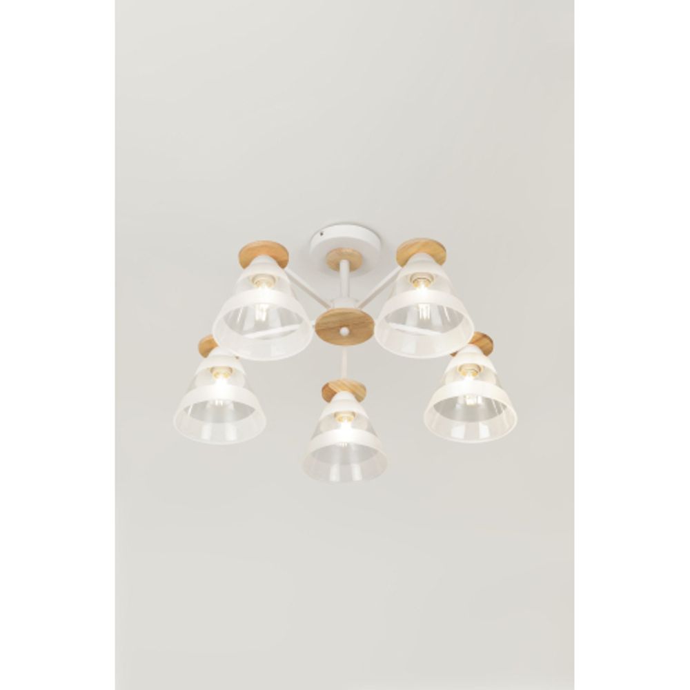 Люстра Rivoli Theothila 9177-305 5 х Е27 60 Вт модерн | Rivoli