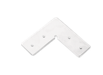 L-образный соединитель для магнитного шинопровода,  98*98*33мм белого цвета