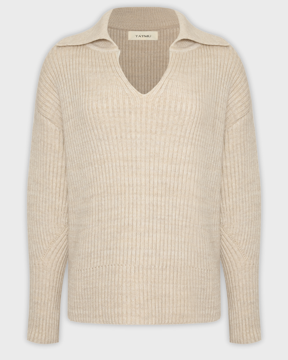 Свитер поло из шерсти мериноса