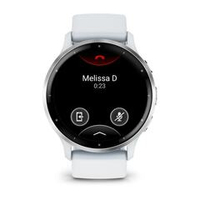 Смарт часы Garmin Venu 3 белые с серебристым безелем