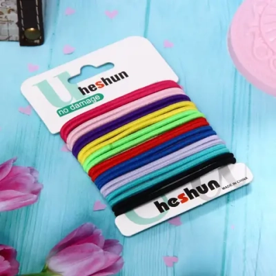 Резинки для волос 24шт на блистере «Your Style», однотонные