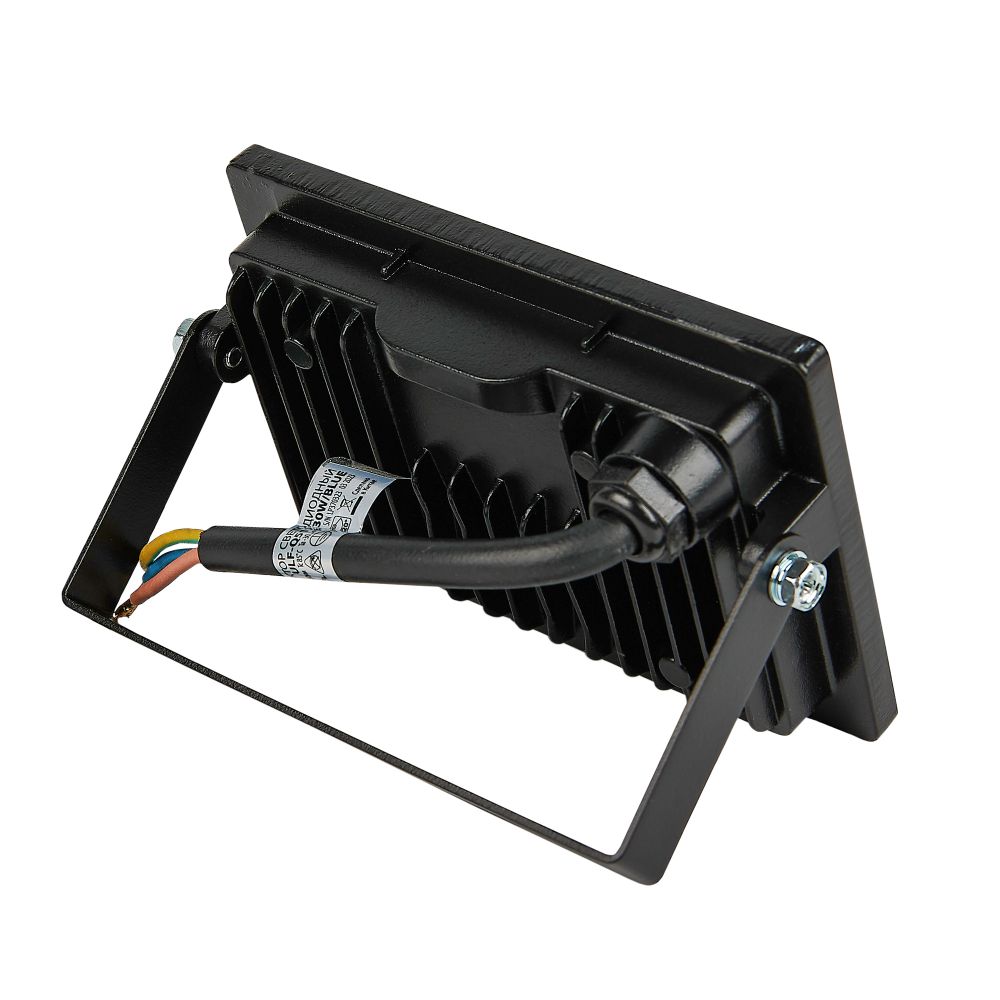 ULF-Q517 30W-BLUE IP65 220-240V BLACK Прожектор светодиодный. Синий свет. Корпус черный. TM Volpe