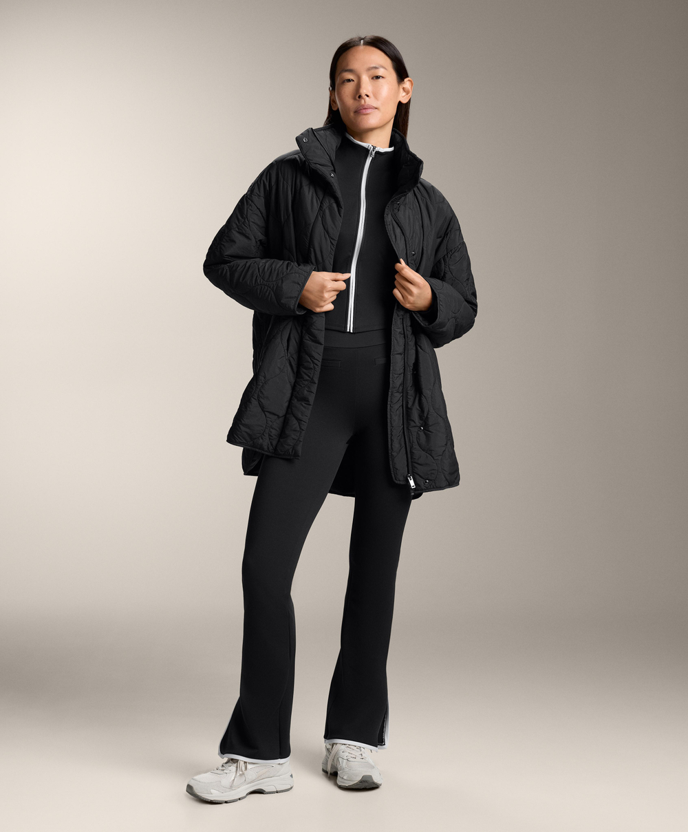 Oysho Легкая водоотталкивающая куртка FELLEX® AEROGEL, черный