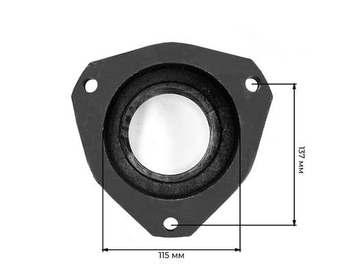 Шкив маховика 4-х ручейковый Ф=135 мм (болт ф 12мм)  195N