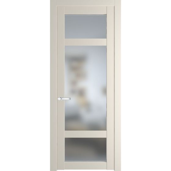 Межкомнатная дверь эмаль Profil Doors 2.3.2PD кремовая магнолия остеклённая