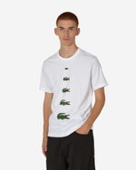 Comme Des Garçons Shirt Lacoste Футболка С Принтом Белая