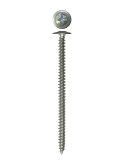 Саморез Daxmer 4,2х75 с прессшайбой острый белый цинк (1кг - 180 шт)