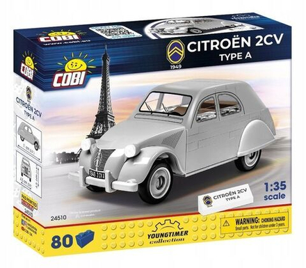 Конструктор пластиковый Cobi Citron 2CV Type A 1949 - Ситроен - 80эл. - Коби 24510