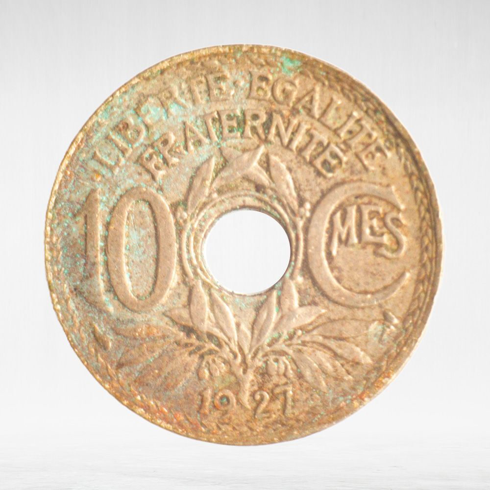 France, 10 Centimes 1927, F