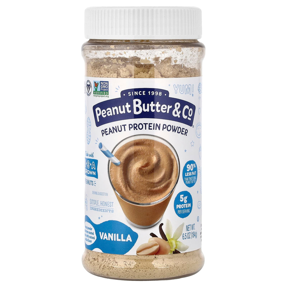Peanut Butter & Co., арахисовый протеиновый порошок, ваниль, 184 г (6,5 унции)