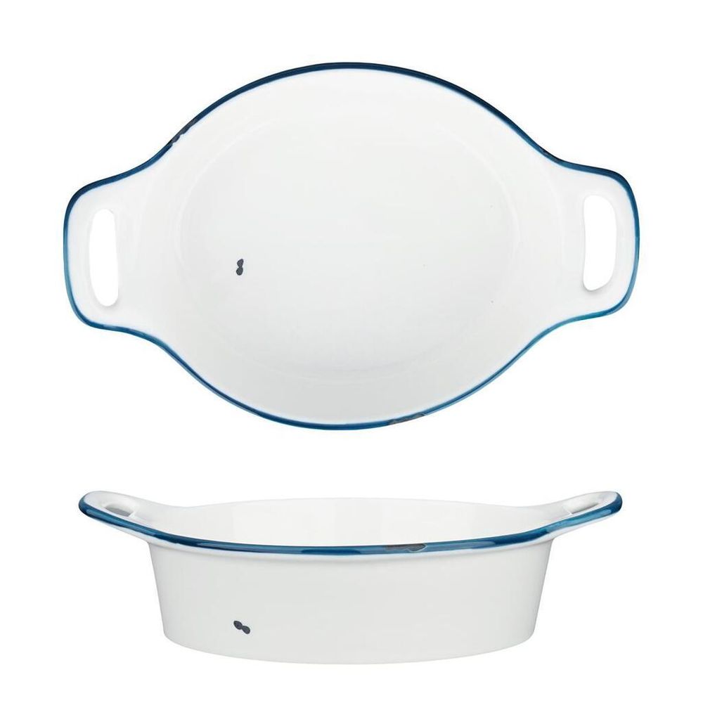 Блюдо овальное 33*20,8 см h5,9 см 1600 мл с ручками   P.L. Proff Cuisine [1]