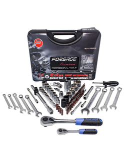 Набор инструментов 82+6пр.1/4''1/2''(6гр.)+(головка-бита 1/4''T40 Forsage F-4821-5 PREMIUM