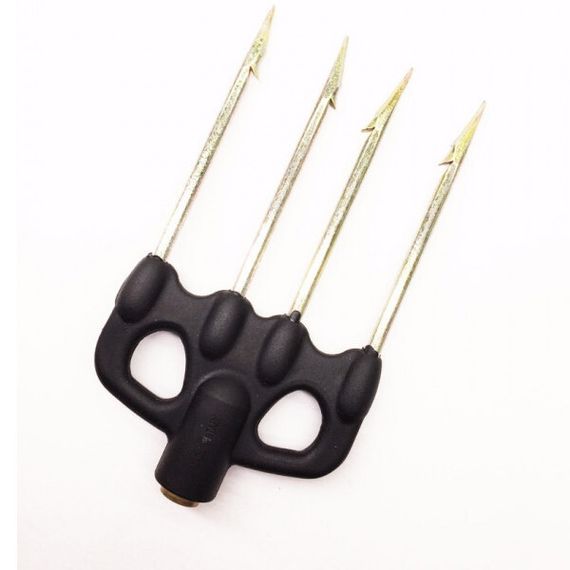 Наконечник четырехзубец Sigalsub Fiocina Mini 61 с гальваническим покрытием в нейлоне