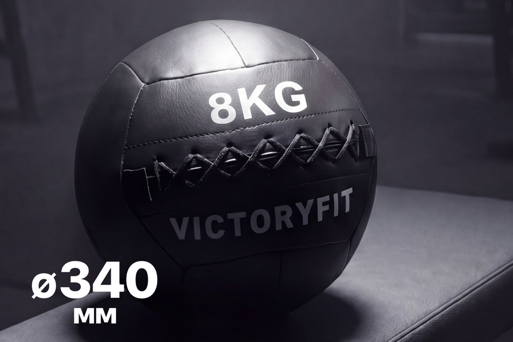 Мяч тренировочный (Wall Ball) 8 кг VictoryFit VF-WBA080