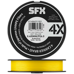 Шнур Sufix SFX 4X жёлтая 135м 0.235мм 13.6кг PE2
