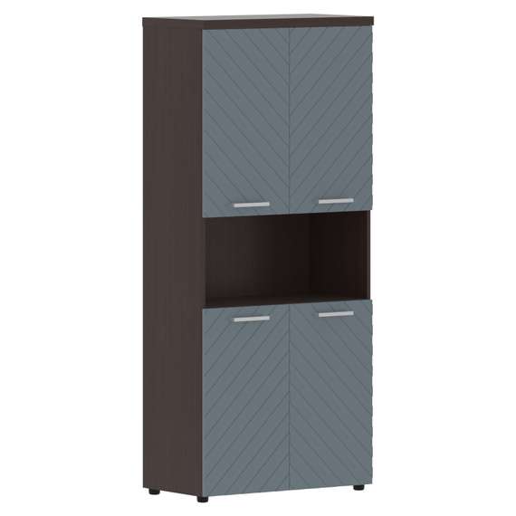 Шкаф с комплектами малых дверей и топом TLHC 85.4  856х450х1968 TORR LUX