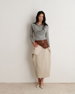 Юбка асимметричная миди