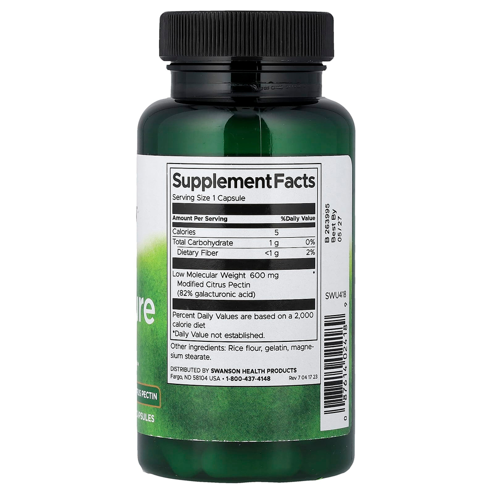 Swanson, PectiPure, 600 мг, 60 капсул