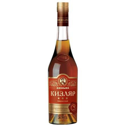 Коньяк Кизляр 3 года 0,5 л
