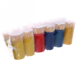 Зубочистки 90-100шт «Классика» в пластиковой банке, цвет банки микс