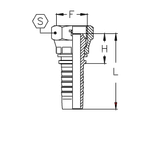 Фитинг DN 05 BSP (Г) 1/4