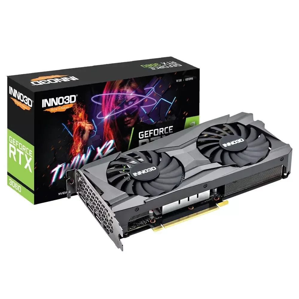 Видеокарта Inno3D GeForce RTX 3060 Twin X2 OC (N30602-08D6X-11902130)