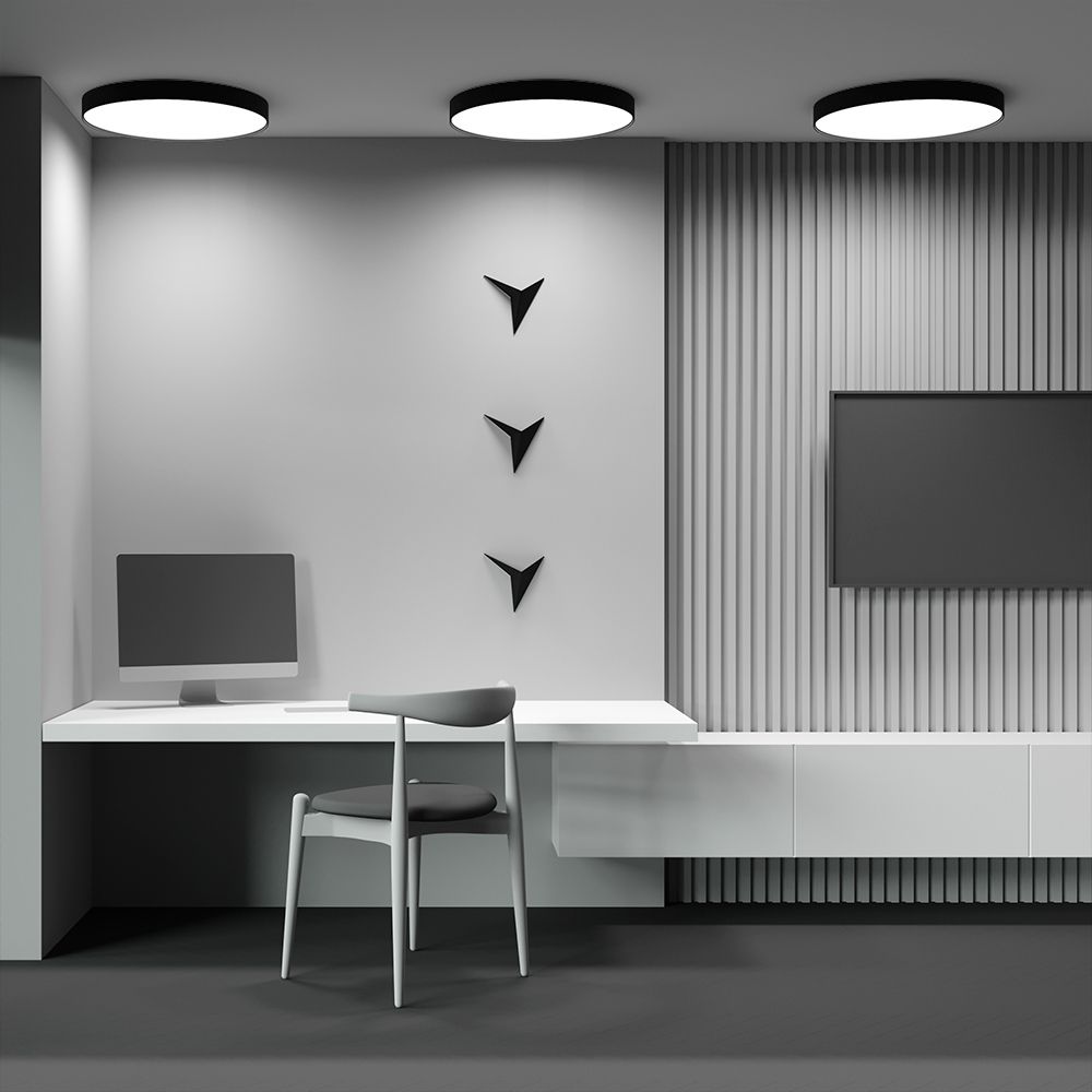 Светильник потолочный светодиодный Maytoni   C032CL-90W3K-RD-B