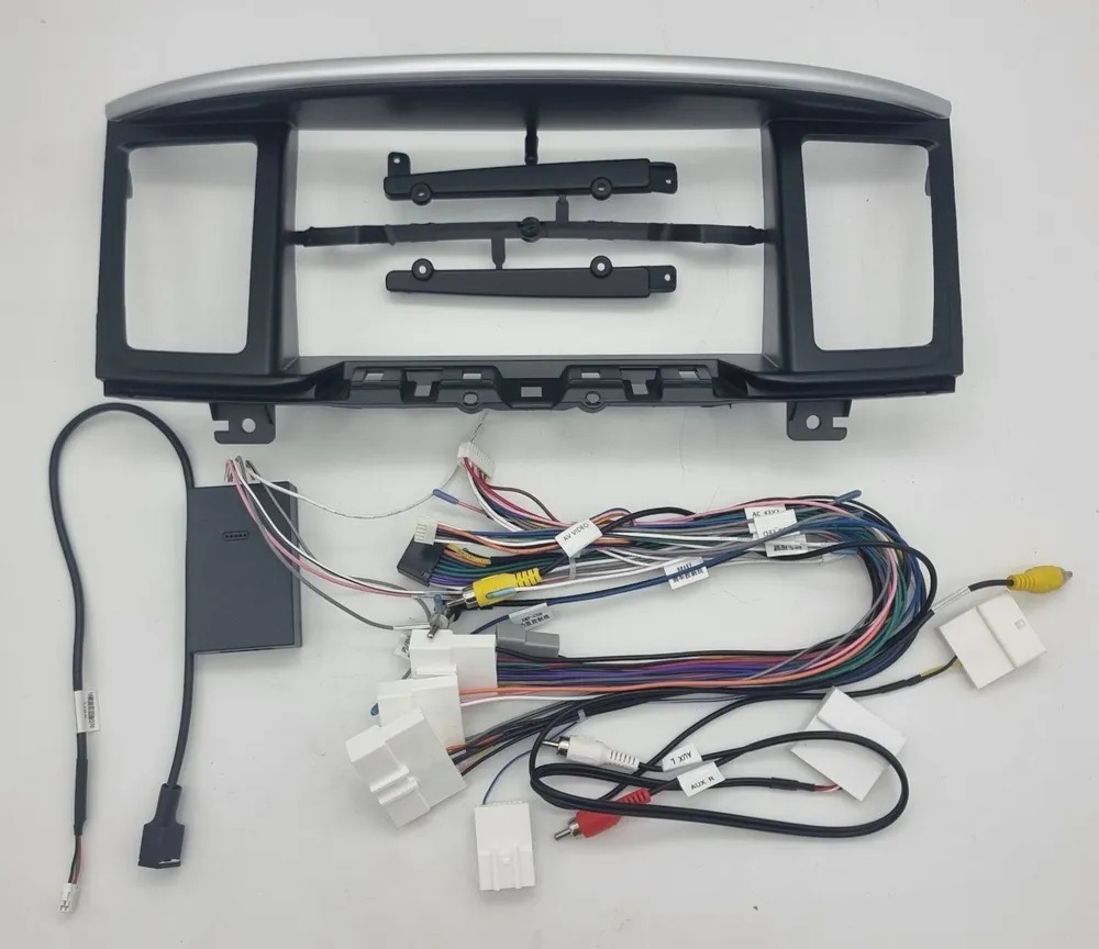 Магнитола для Nissan Pathfinder R52 2014-2017 (поддержка Bose, рамка тип 2) - FarCar BX9-360-9678F2 монитор 9.5" 2K QLED на Android 13, 6Гб+128Гб, CarPlay, 4G SIM-слот, 4 камеры в комплекте