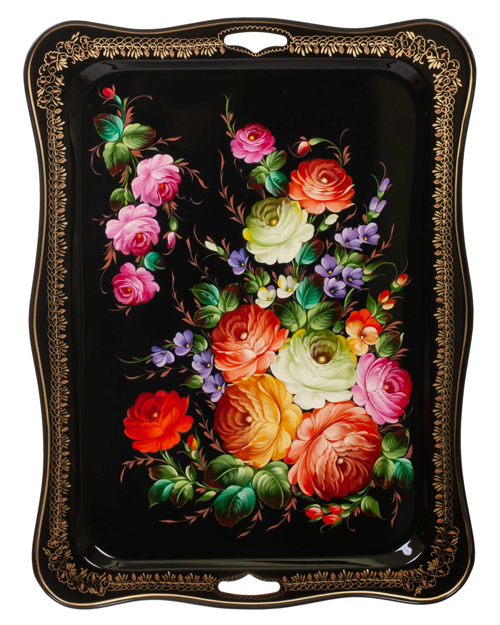 Zhostovo metal tray A29D14032023001