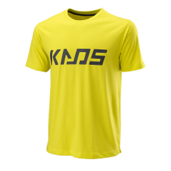 Мужское теннисное поло Wilson Kaos Tech T-Shirt Men - Yellow, Black