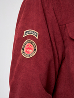 Рубашка вельвет Alaskan с меховой подкладкой, бордо L