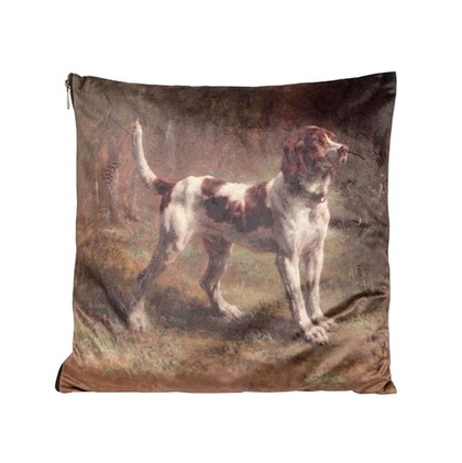 Подушка с декоративной наволочкой Собака 45х45 см 35322