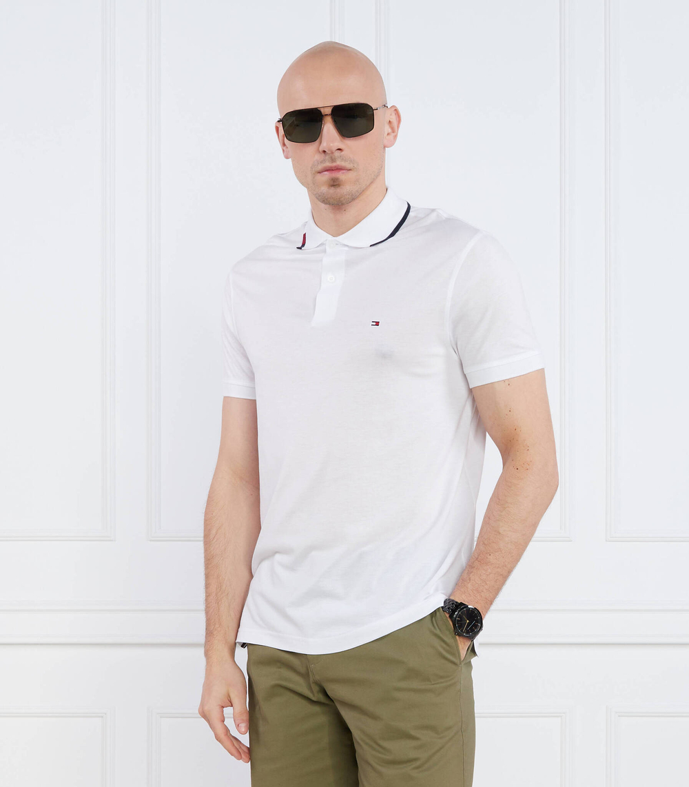 Поло Tommy Hilfiger - белый(MW0MW30776)
