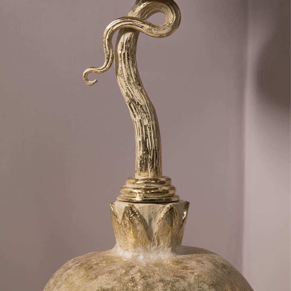 Столик декоративный Жемчужный гранат Айвори Мраморное золото