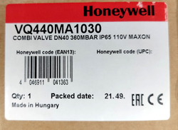 Клапан комбинированный Honeywell VQ440MA1030 DN40 360 мбар 110V IP65