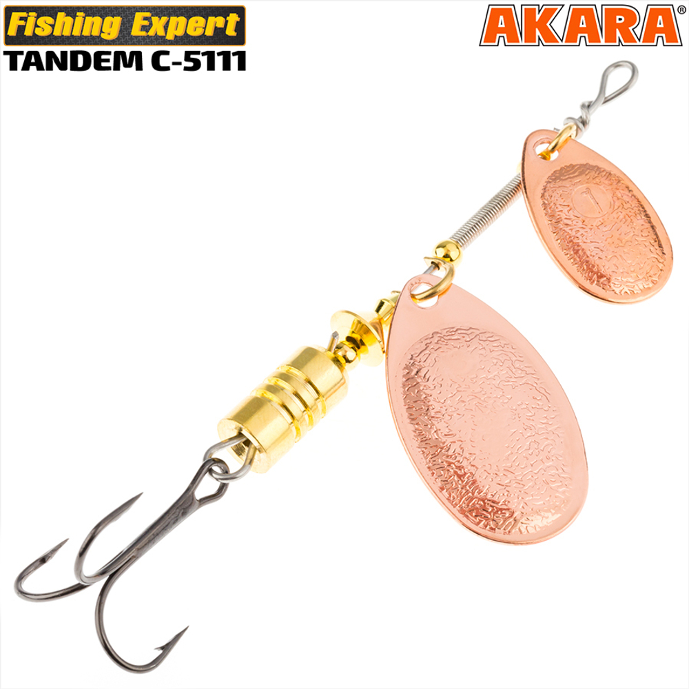 Блесна вращающаяся Akara C-5111 4/2 10 гр. Cu (153)