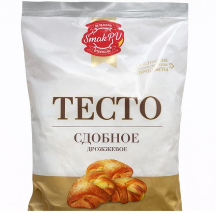 Тесто Смак сдобное дрожжевое 1000 гр