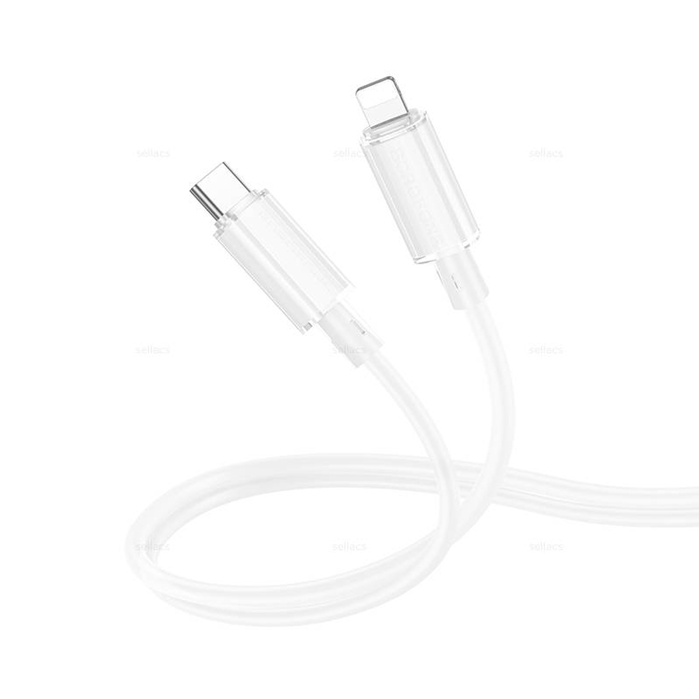 Кабель Type-C на Lightning 27W Borofone BX112 (white)