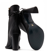 Кожаные ботильоны на каблуке Patrizia Pepe - черный(8Y0042 L078)