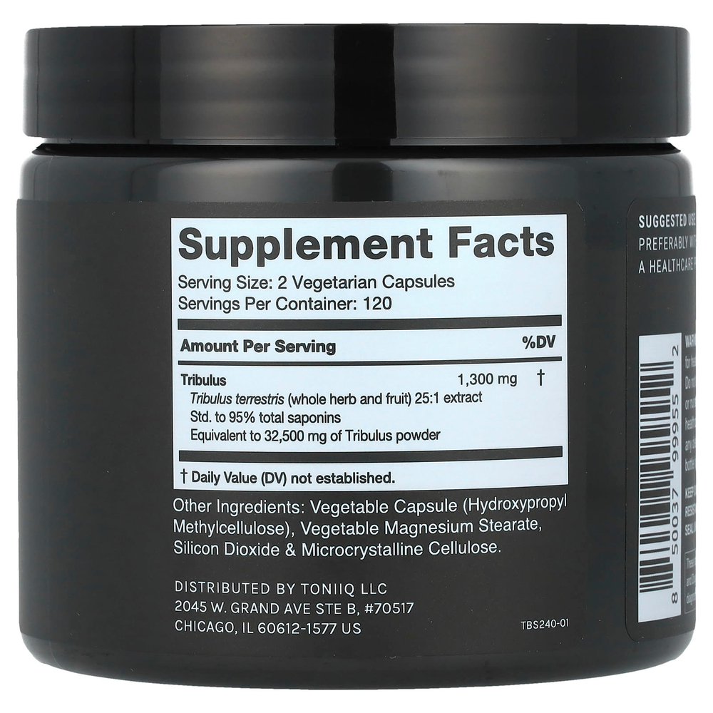 Toniiq, Якорцы, 240 капсул (650 мг в 1 капсуле)