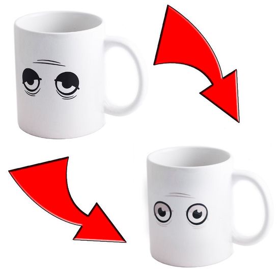 Кружка хамелеон Глаза