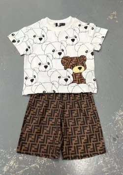 Шорты и футболка Fendi Kids