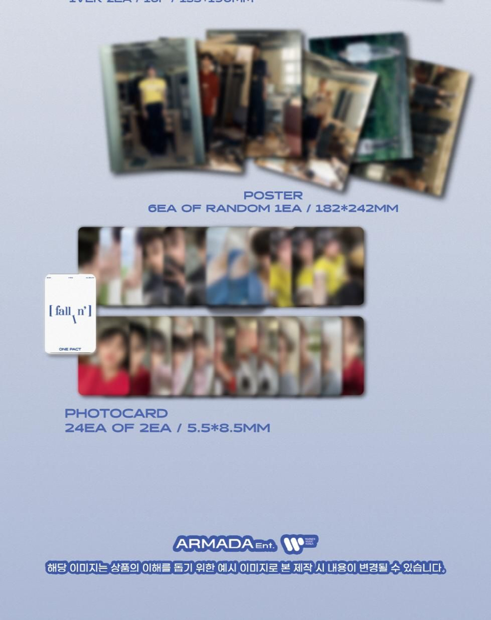Альбом ONE PACT - FALLIN' 2nd Mini Album 2 Version SET